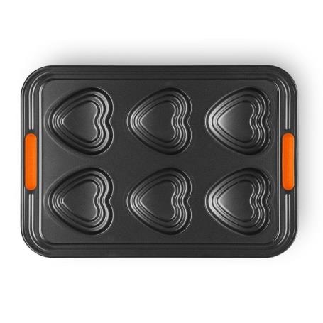 LE CREUSET - Forma para 6 Biscoitos Coração 46053000010000