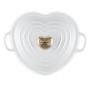 LE CREUSET - Cocotte Coração 20cm Pomo Coração Dourado White 21401200101454