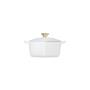 LE CREUSET - Cocotte Coração 20cm Pomo Coração Dourado White 21401200101454