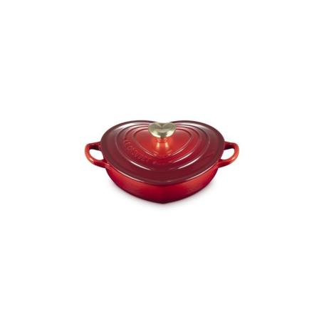 LE CREUSET - Caçarola Baixa Coração 20cm Cereza 21402200602454