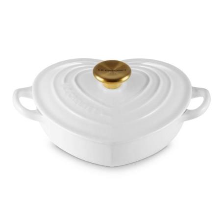 LE CREUSET - Caçarola Baixa Coração Caçarola 20cm White 21402200101442