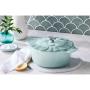 LE CREUSET - Cocotte Redonda Pétala 26cm Sea Salt 21961267174430