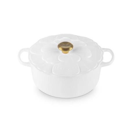 LE CREUSET - Cocotte Redonda Pétala 26cm White 21961260101441