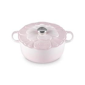 LE CREUSET - Cocotte Redonda Pétala 26cm Shell Pink 21961267774430