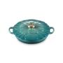 LE CREUSET - Caçarola Pétala Baixa 26cm Blue Riviera 21964260994450