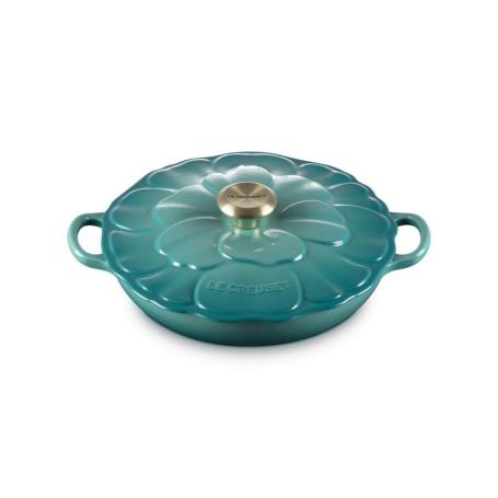 LE CREUSET - Caçarola Pétala Baixa 26cm Blue Riviera 21964260994450
