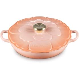 LE CREUSET - Caçarola Pétala Baixa 26cm Peche 21964264234450