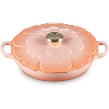 LE CREUSET - Caçarola Pétala Baixa 26cm Peche 21964264234450