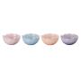 LE CREUSET - Set 4 Tigelas Pétala (Chiffon Pink, Coastal Blue, Peach, Bluebell) 89411003209003