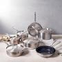 LE CREUSET - Set Essential com 8 peças 3-Ply 53096000010000
