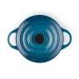 LE CREUSET - Mini Cocotte Redonda 10cm Blue Riviera 71901100990100