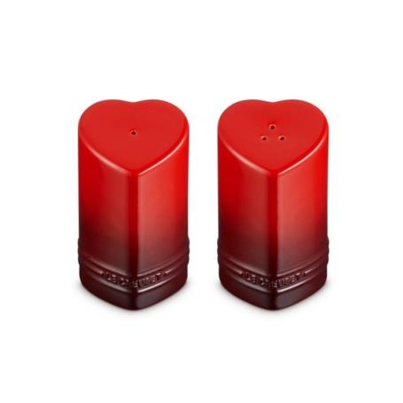 LE CREUSET - Set Saleiro e Pimenteiro Coração 130ml Cereza 89373130600003