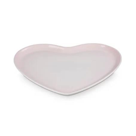 LE CREUSET - Prato de Servir Coração 32cm Shell Pink 80616327770003