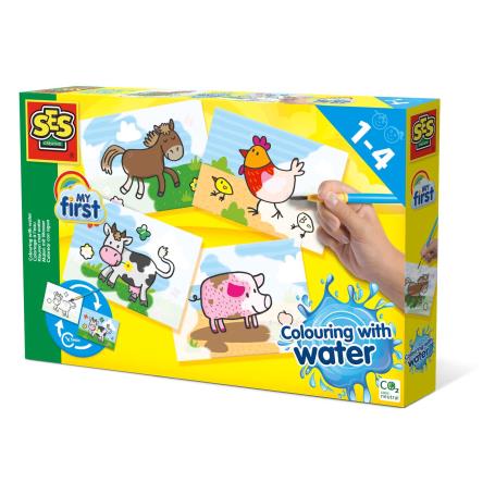 NINCO - Meu Primeiro Colorir com Água os Animais da Quinta S14455