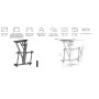EQUIP - Suporte TV Teto Motorizado 650329