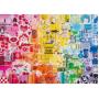 EDUCA - Puzzle 500 Colagem de Cores 20543