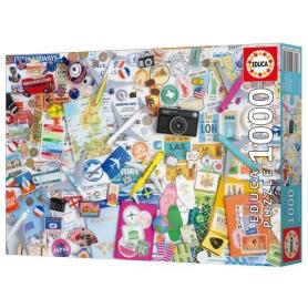 EDUCA - Puzzle 1000 Colagens de Viagem 20560