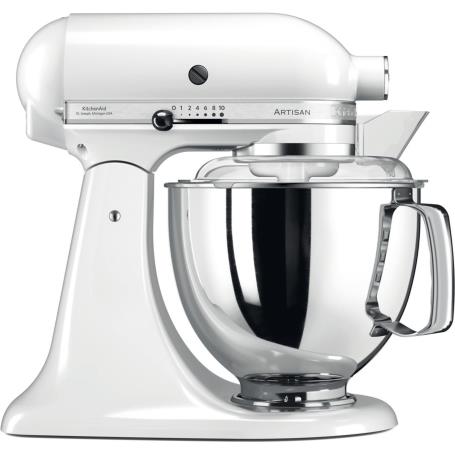 KITCHENAID - Robot de Cozinha Artisan 4,8L Branco 5KSM175PSEWH
