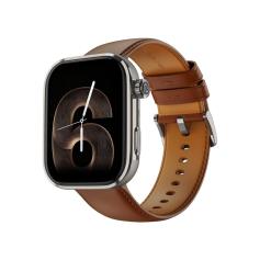 NOISE - Smartwatch Pro 6 MAX AI GPS Brown Titanium wrb-sw-cfpro6max-lthr-titnum_brn