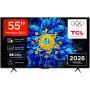 TCL - QD-MiniLED Smart Google TV 4K 55P8L