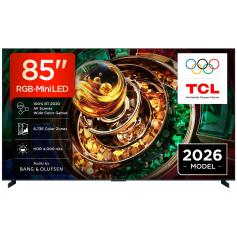 TCL - RGB-MINILED Smart Google TV B&O Sound 85RM9L