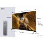 TCL - SQD-MINILED Smart GoogleTV Flat-Thin 85X11L