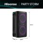 HISENSE - Coluna Bluetooth Karaoke PARTY STORM