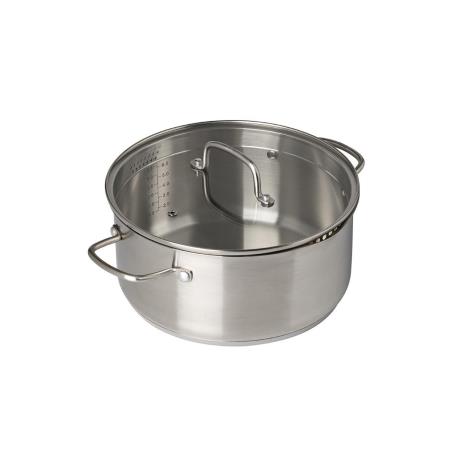 PYREX - Caçarola com Tampa Aço Inox 24cm SR24AEX/8042
