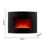 CECOTEC - Lareira Elétrica ReadyWarm 2250 Curved Flames Connected 5813