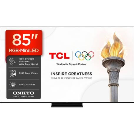TCL - RGB-MINILED Smart Google TV 85RM7L