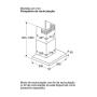 BOSCH - Chaminé de Parede Serie 6 DWB67DN30