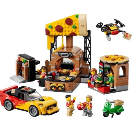 LEGO - Experiência de Entregas de Pizza com Veículos 60496