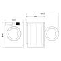 HOTPOINT - Máq. Lavar Roupa NWS 8469 WK SPT