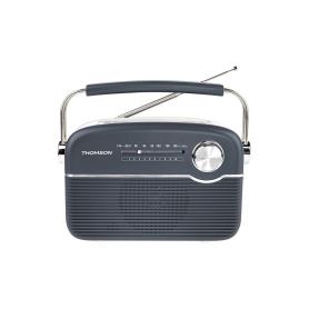 THOMSON - Radio BT Vintage&nbsp;Solar Cinzento RTS450BTG