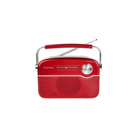 THOMSON - Radio BT Vintage&nbsp;Solar Vermelho RTS450BTR