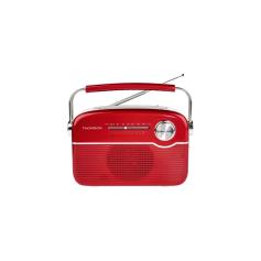 THOMSON - Radio BT Vintage&nbsp;Solar Vermelho RTS450BTR