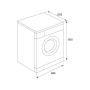 MIDEA - Máq. Lavar Roupa Branca MF205W80BA30/W-ES 153910058
