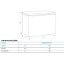 MIDEA - Arca Horizontal Branca MDRC345FZE01 153680019