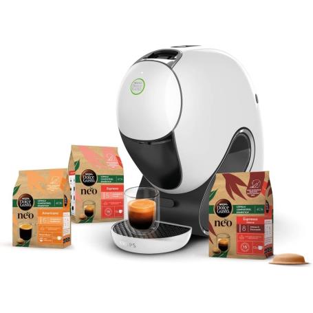 KRUPS - Pack Máq. Café NEO Branca KP8301P2