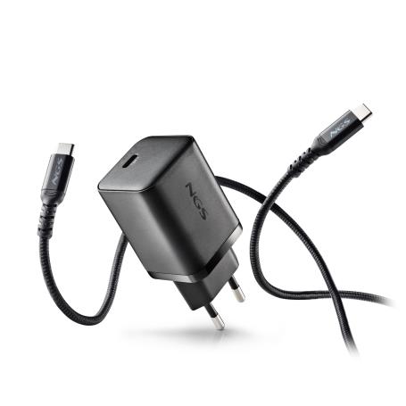NGS - Carregador 65W + Cabo USB-C + 8 Conectores BUD65W-AS