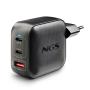 NGS - Carregador de Parede 100W 2 USB-C+1 USB-A BUD100WTINY