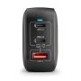 NGS - Carregador de Parede 100W 2 USB-C+1 USB-A BUD100WTINY