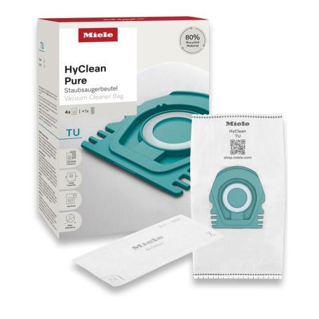 MIELE - Pack 4 Sacos de Aspirador TU HyClean Pure 95009030
