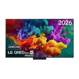 LG - Smart TV 86" QNED Mini-LED&nbsp;a8 Gen3 AI 4K WebOS26 86QNED86B6B.AEU