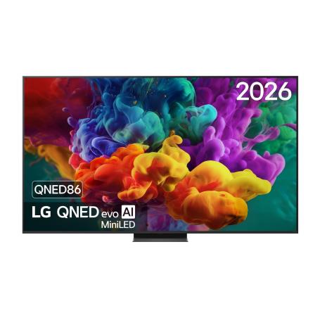LG - Smart TV 86" QNED Mini-LED&nbsp;a8 Gen3 AI 4K WebOS26 86QNED86B6B.AEU