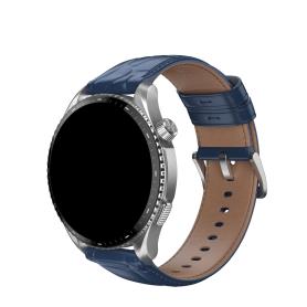 NOISE - Smartwatch Halo 3 AI Blue Leather wrb-sw-halo3-lthr-slvr_blu