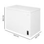 CECOTEC - Arca Horizontal Bolero CoolMarket Chest 293P White E A01_EU01_110506