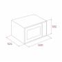 TEKA - Microondas MWE FS30TD GC BK MAESTRO 112170002