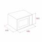 TEKA - Microondas MWE FS26TIF G BK TOTAL 112170001