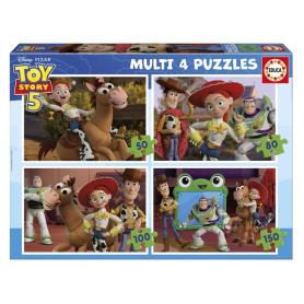EDUCA - Puzzle Multi 4 Toy Story 5 50-80-100-150 20468